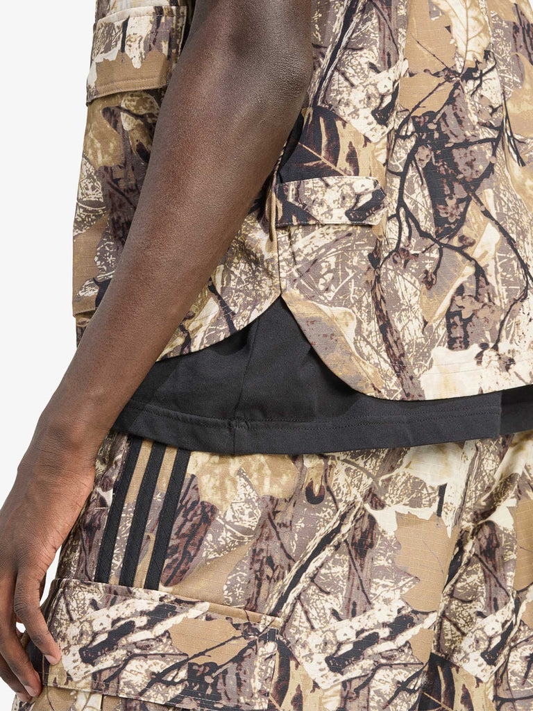 ADIDAS smanicato original camouflage uomo camouflage cotone