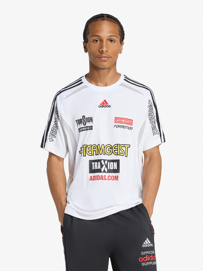 ADIDAS t-shirt originals teamgeist uomo bianco