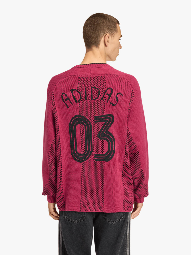 ADIDAS pullover adicolor blokecore unisex fucsia cotone