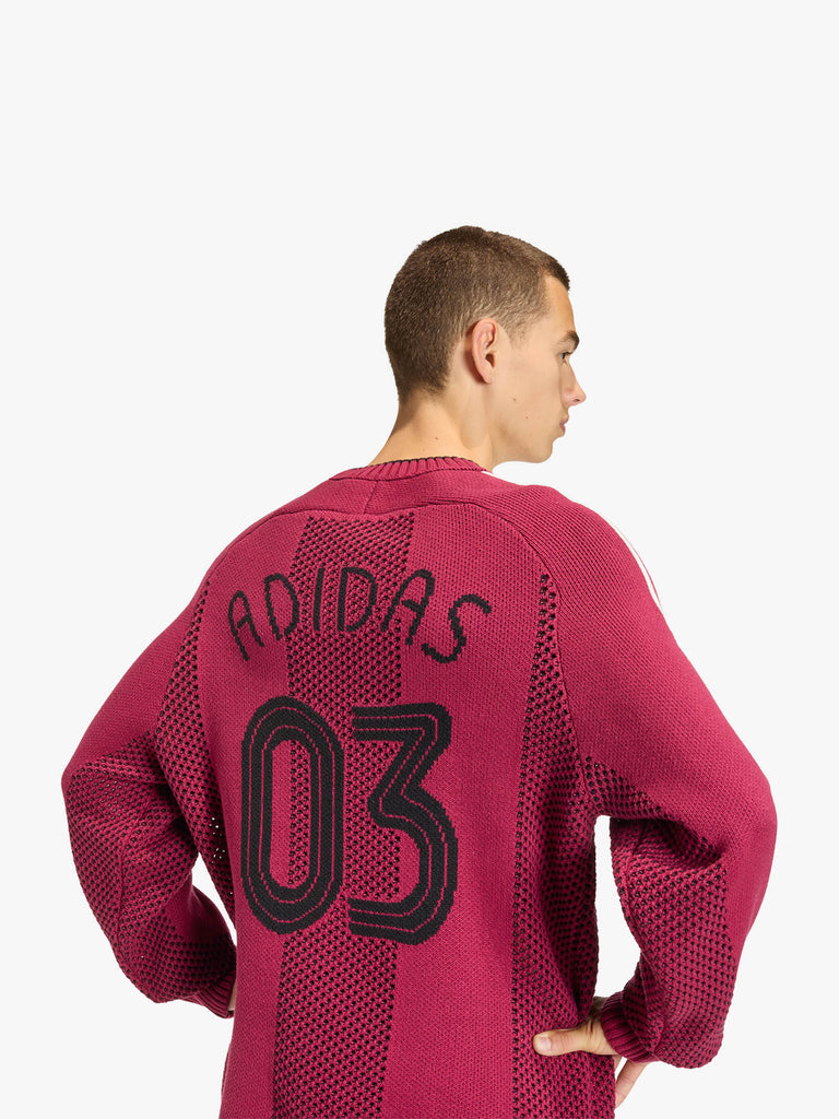 ADIDAS pullover adicolor blokecore unisex fucsia cotone