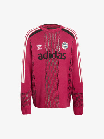 ADIDAS pullover adicolor blokecore unisex fucsia cotone