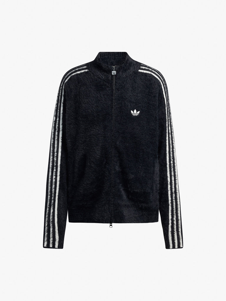 ADIDAS felpa girocollo classic in mohair sintetico uomo nero