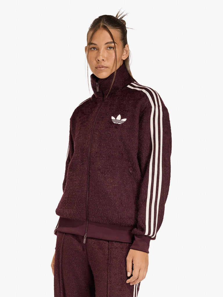 ADIDAS felpa girocollo bohair firebird donna bordeaux