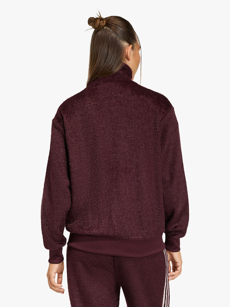 ADIDAS felpa girocollo bohair firebird donna bordeaux