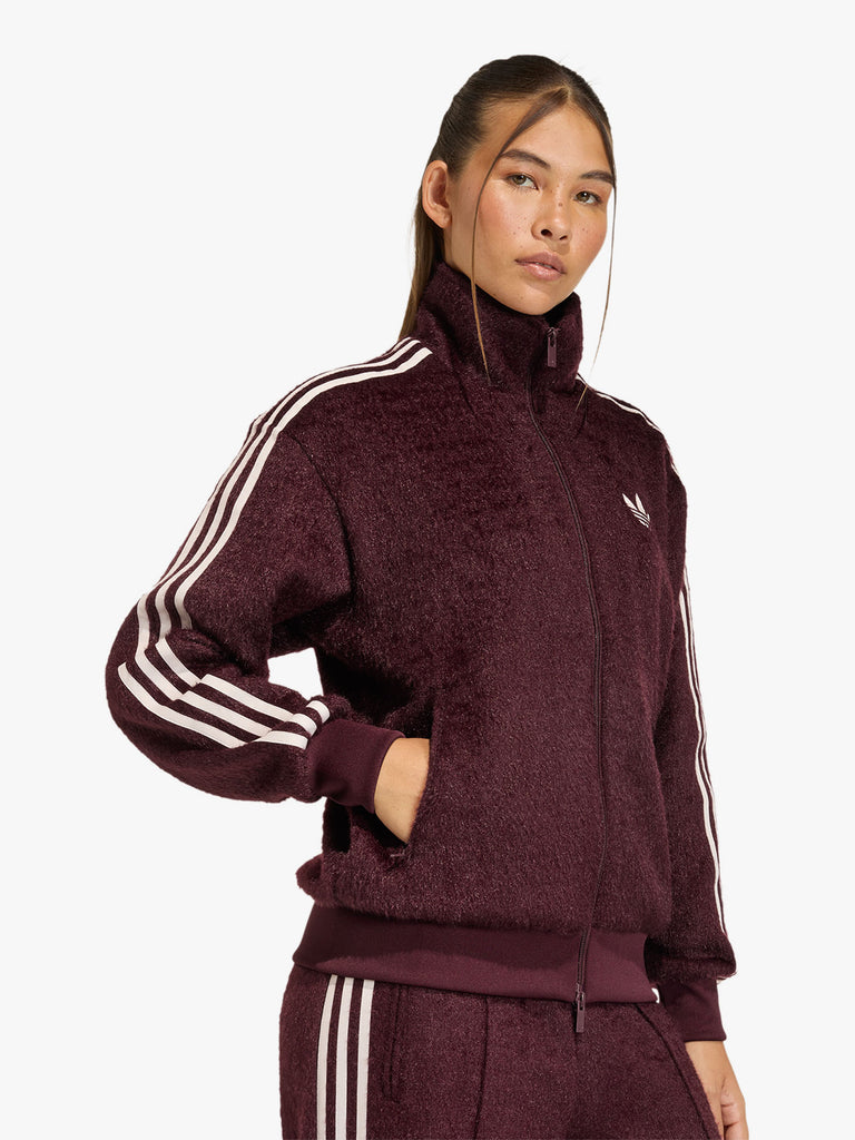 ADIDAS felpa girocollo bohair firebird donna bordeaux