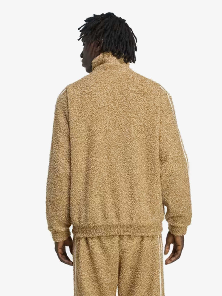 ADIDAS felpa girocollo boucle firebird uomo beige tessuto