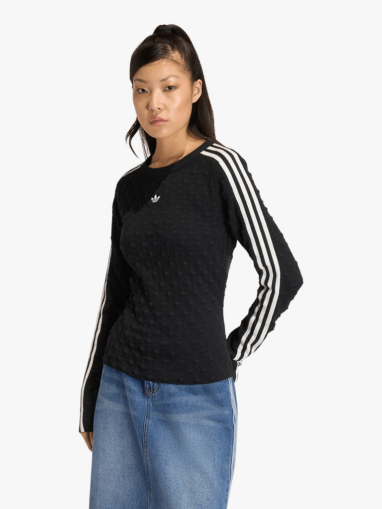 ADIDAS maglia a maniche lunghe originals solid spike donna nero