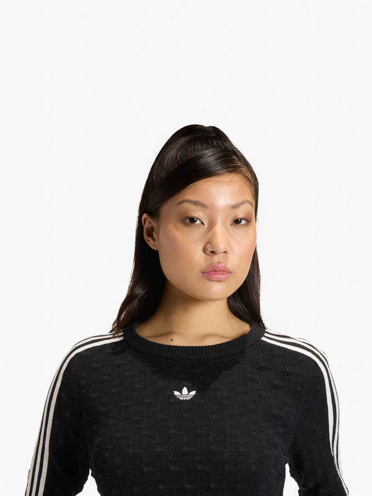 ADIDAS maglia a maniche lunghe originals solid spike donna nero