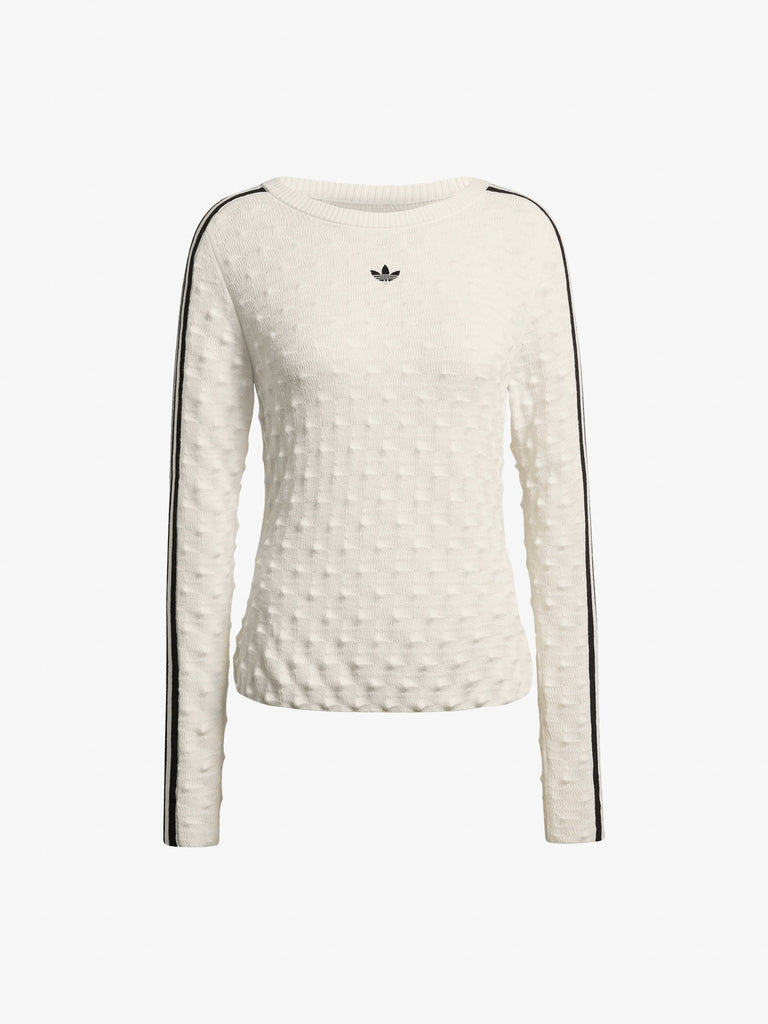 ADIDAS maglia a maniche lunghe originals solid spike donna bianco