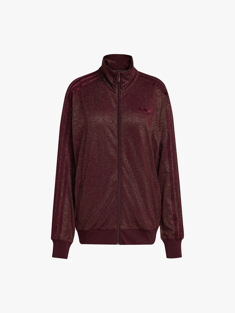 ADIDAS felpa girocollo firebird metallic donna marrone cotone