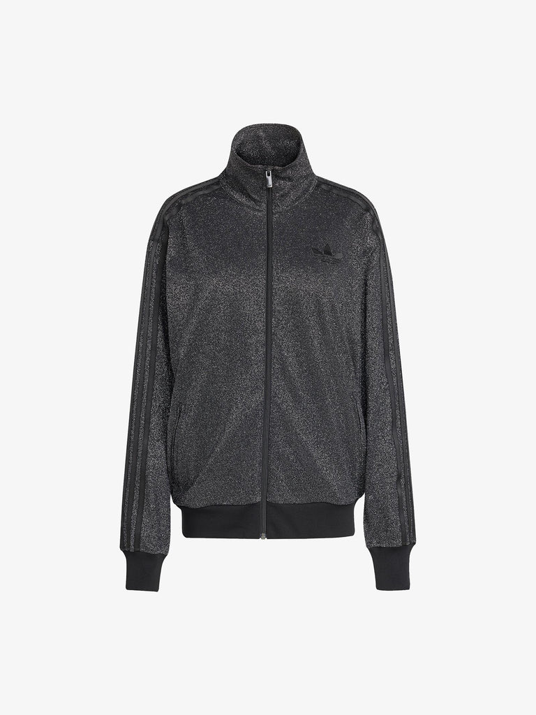 ADIDAS felpa girocollo firebird metallic donna nero cotone