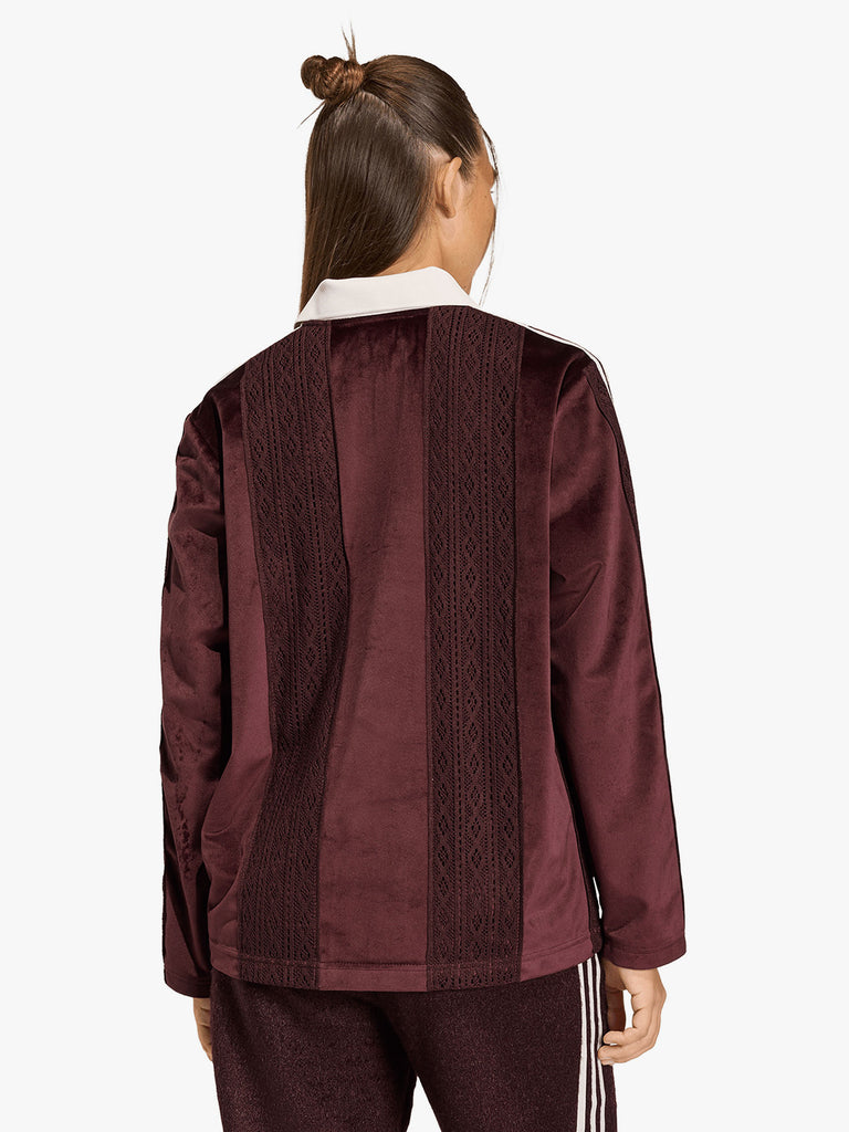 ADIDAS maglia a maniche lunghe originals winterised donna bordeaux