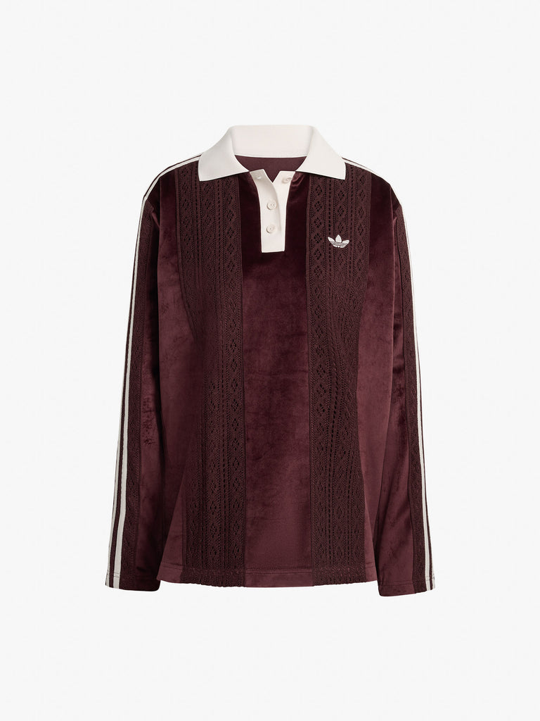 ADIDAS maglia a maniche lunghe originals winterised donna bordeaux