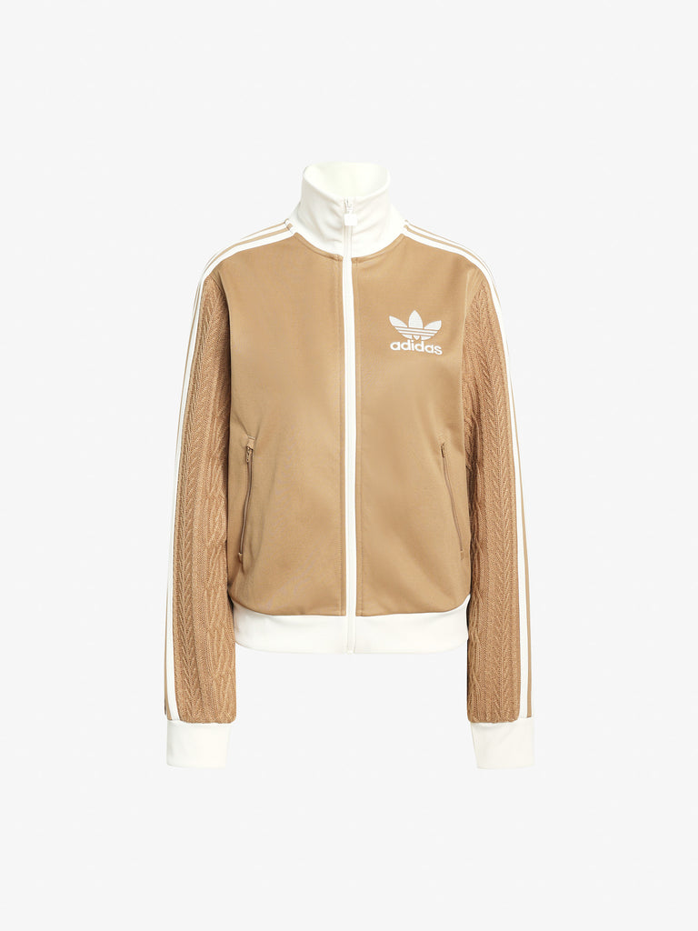 ADIDAS felpa girocollo adicolor classic firebird donna beige