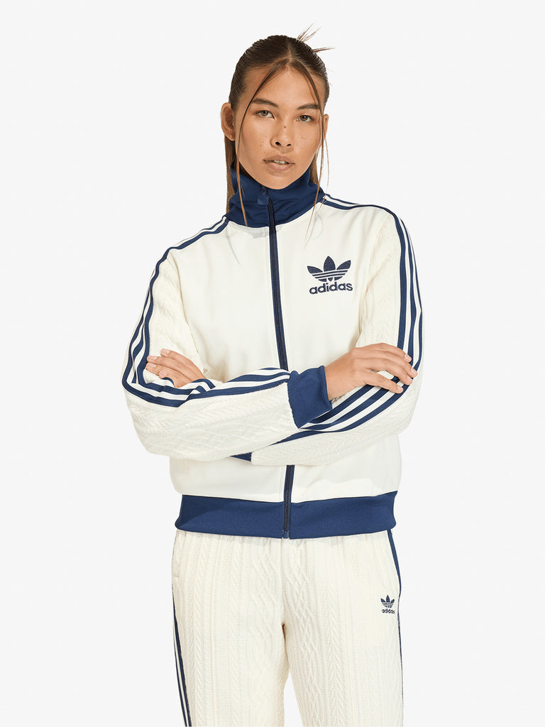 ADIDAS felpa girocollo adicolor classic firebird donna bianco