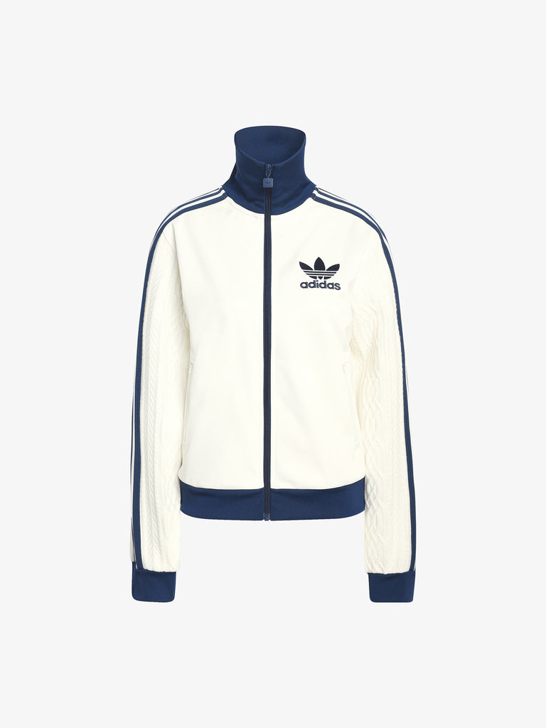 ADIDAS felpa girocollo adicolor classic firebird donna bianco