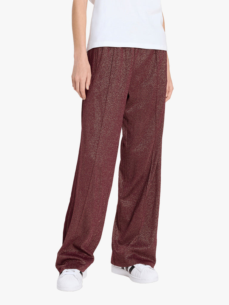 ADIDAS joggers firebird metallic donna marrone cotone