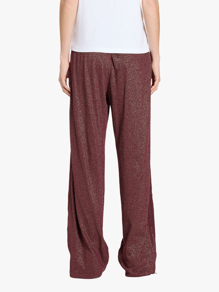 ADIDAS joggers firebird metallic donna marrone cotone