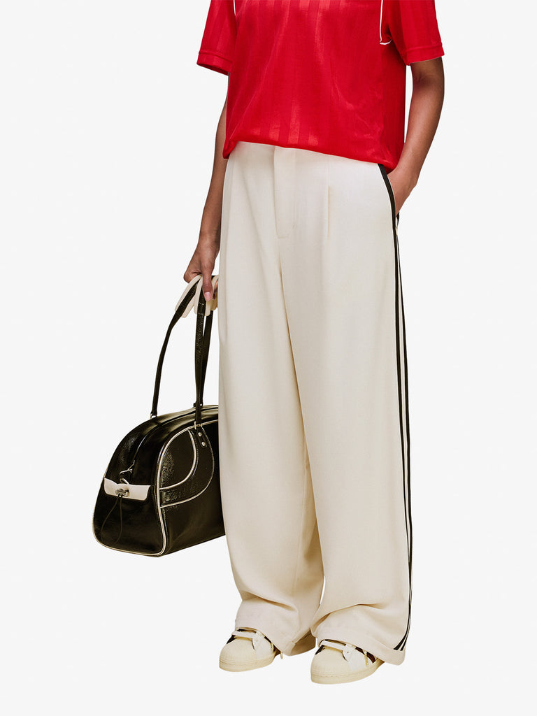 ADIDAS X WALES BONNER pantalone galles bonner twill panna