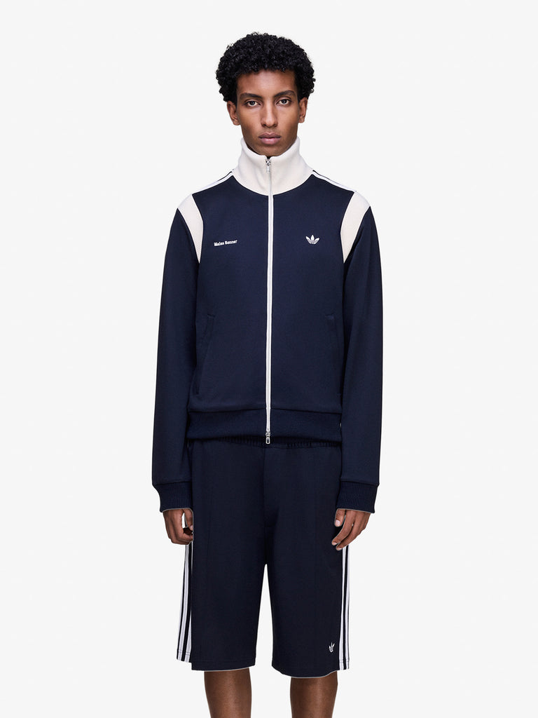 ADIDAS X WALES BONNER felpa girocollo galles bonner twill blu