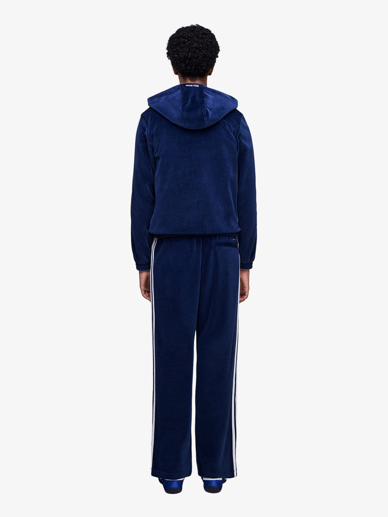 ADIDAS X WALES BONNER pantalone wales bonner velour blu cotone