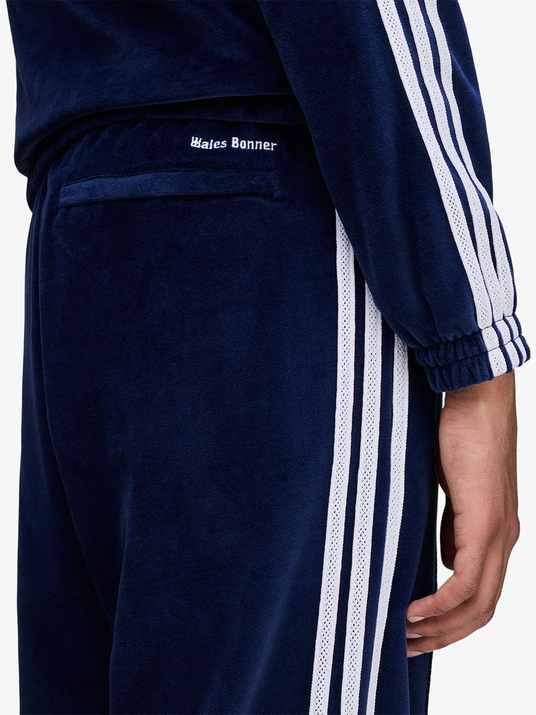 ADIDAS X WALES BONNER pantalone wales bonner velour blu cotone