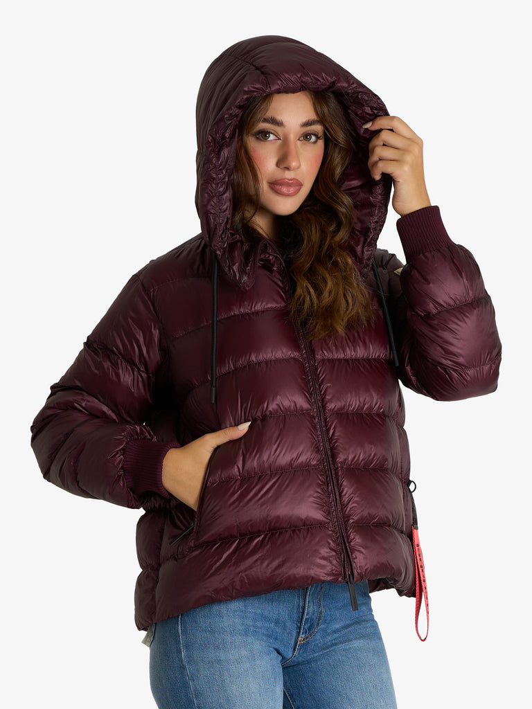 AFTER LABEL giubbotto blaine donna bordeaux