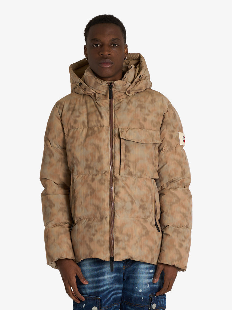 AFTER LABEL giubbotto katalla uomo marrone