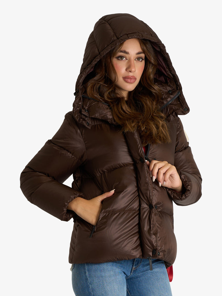 AFTER LABEL giubbotto kipnuk donna marrone