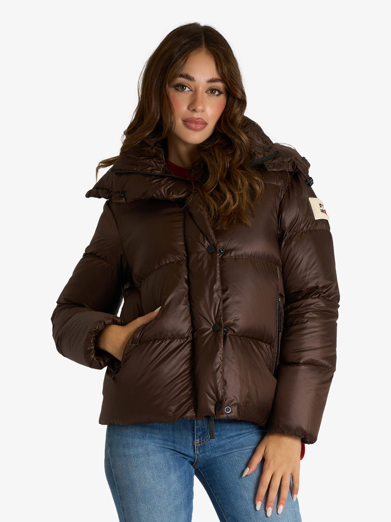 AFTER LABEL giubbotto kipnuk donna marrone