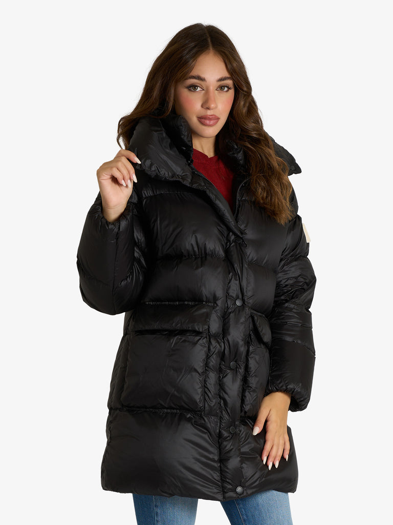 AFTER LABEL giubbotto tura donna nero