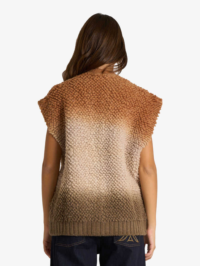 AKEP smanicato con bottoni donna multicolore