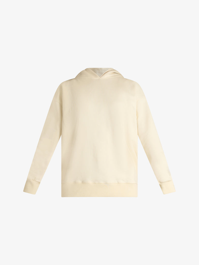 AKEP felpa con cappuccio basic donna beige