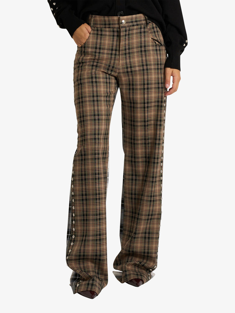 AKEP pantalone doppia fantasia donna multicolor