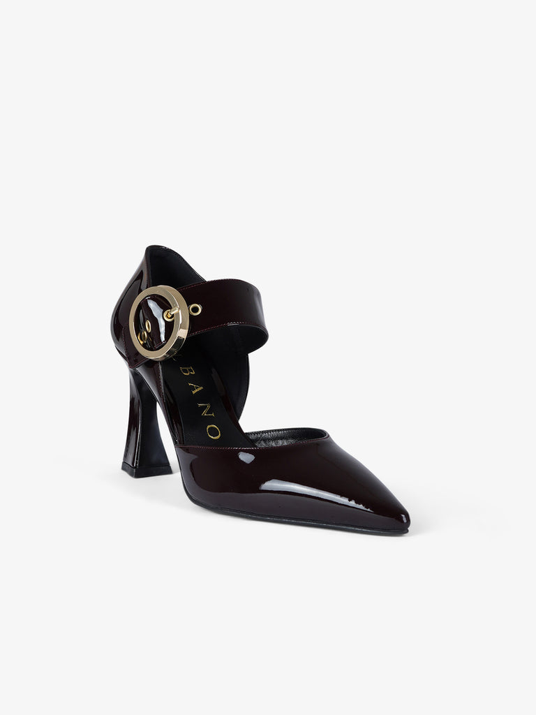 ALBANO décolleté donna 2900 vernice bordeaux