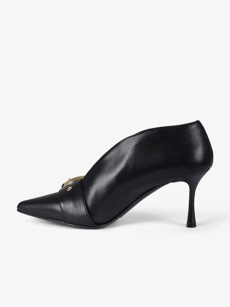 ALBANO décolleté donna 2908/coda pelle nero