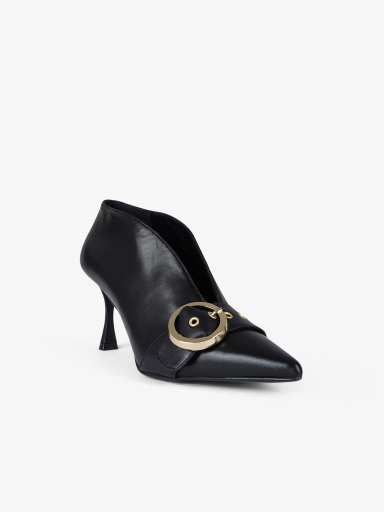 ALBANO décolleté donna 2908/coda pelle nero