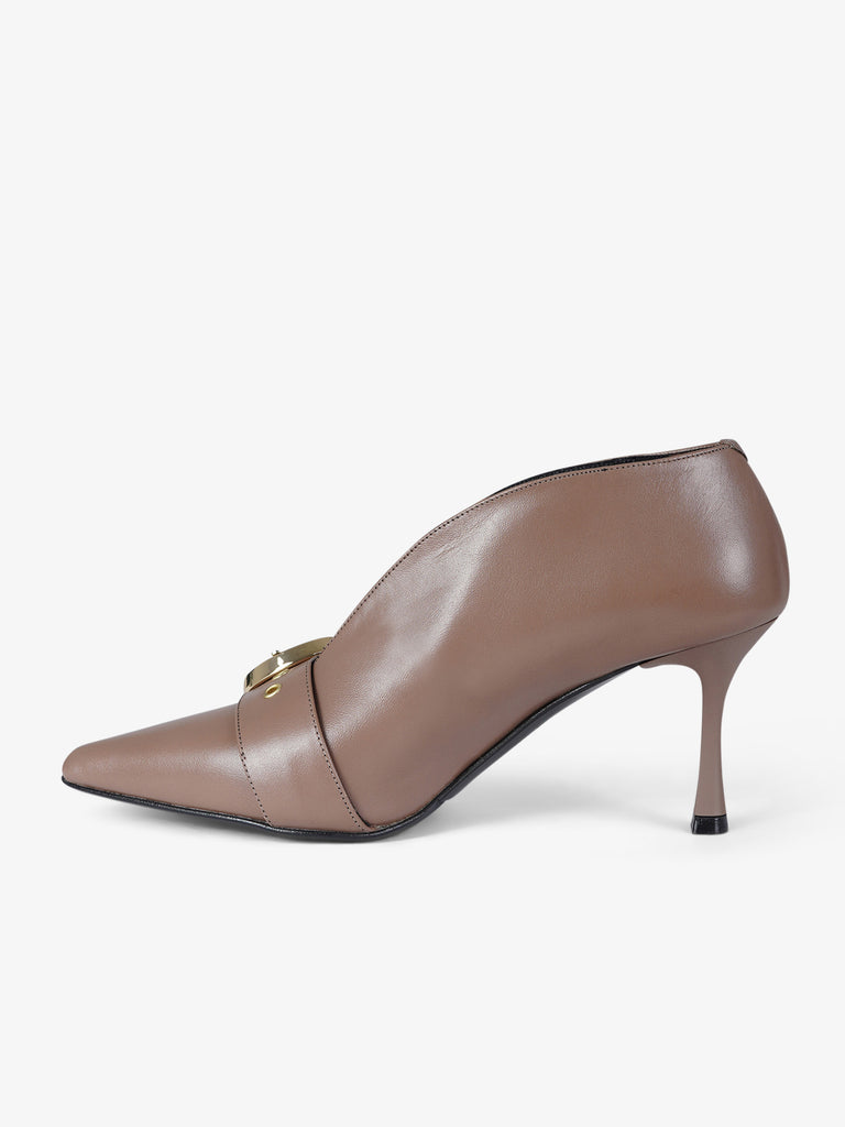 ALBANO décolleté donna 2908/coda pelle beige