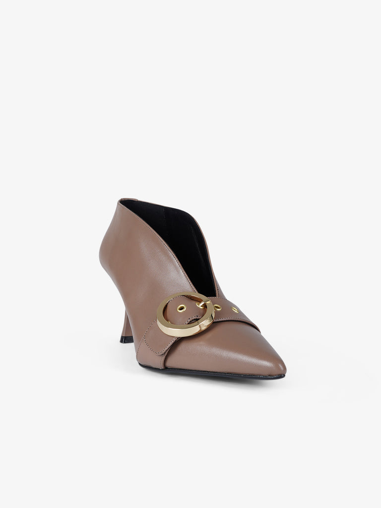 ALBANO décolleté donna 2908/coda pelle beige