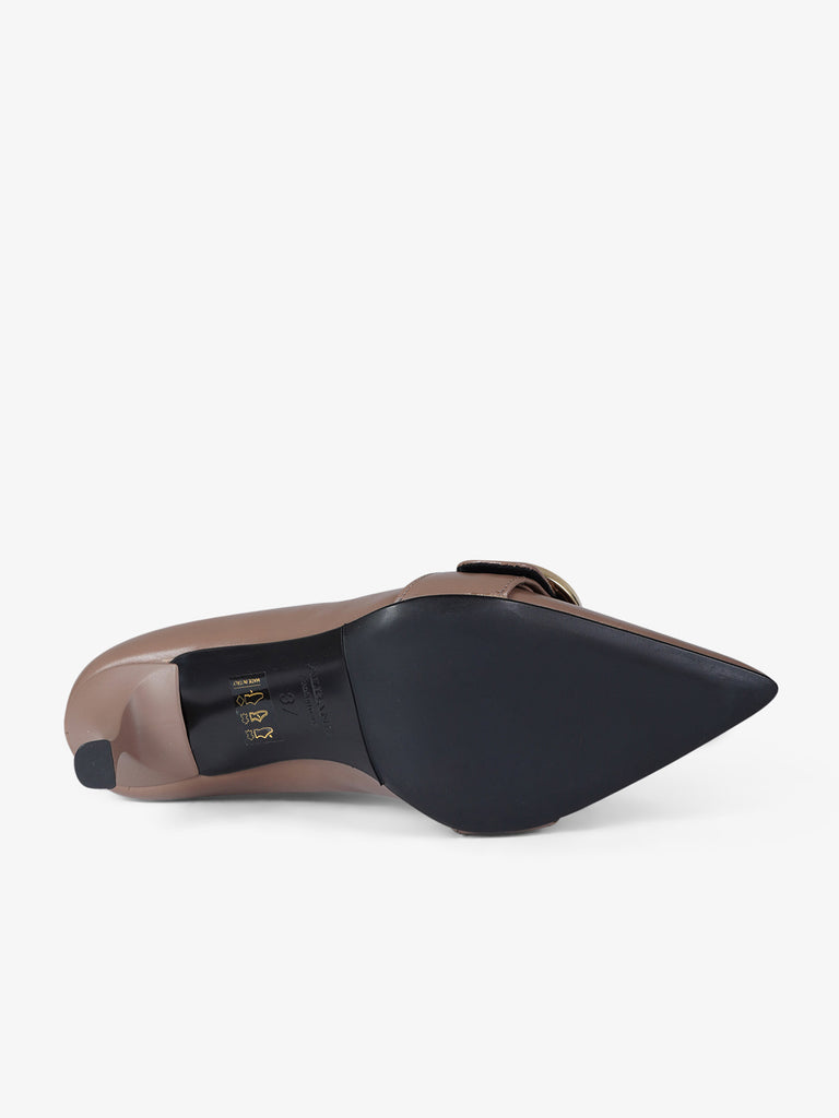 ALBANO décolleté donna 2908/coda pelle beige