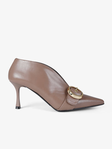 ALBANO décolleté donna 2908/coda pelle beige
