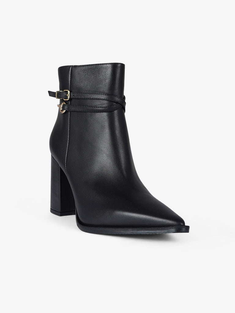 ALBANO tronchetti donna 2912 pelle nero