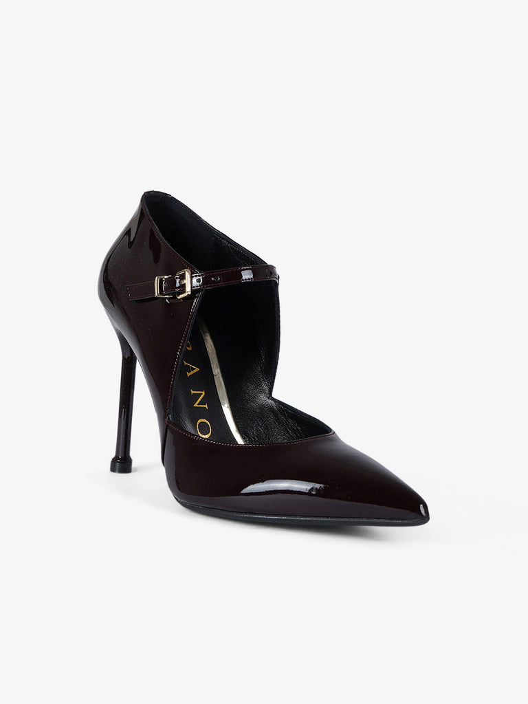 ALBANO décolleté donna 2926 vernice bordeaux