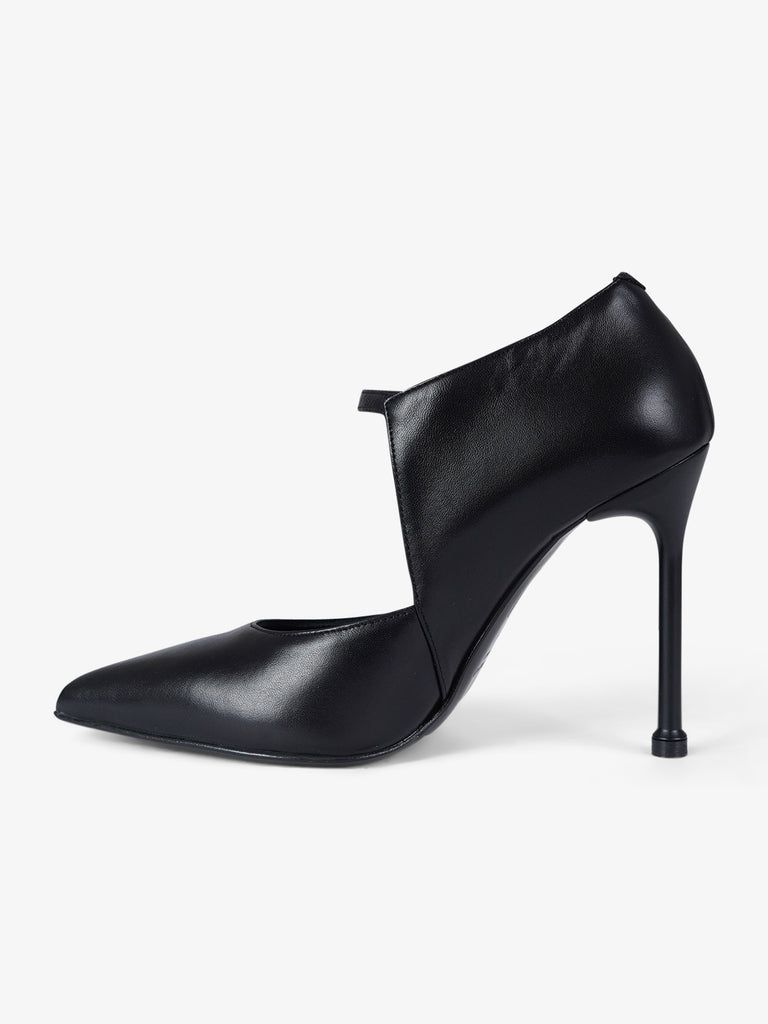 ALBANO décolleté donna 2926 pelle nero