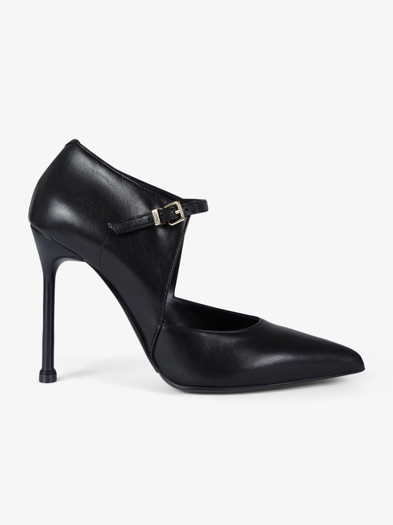 ALBANO décolleté donna 2926 pelle nero