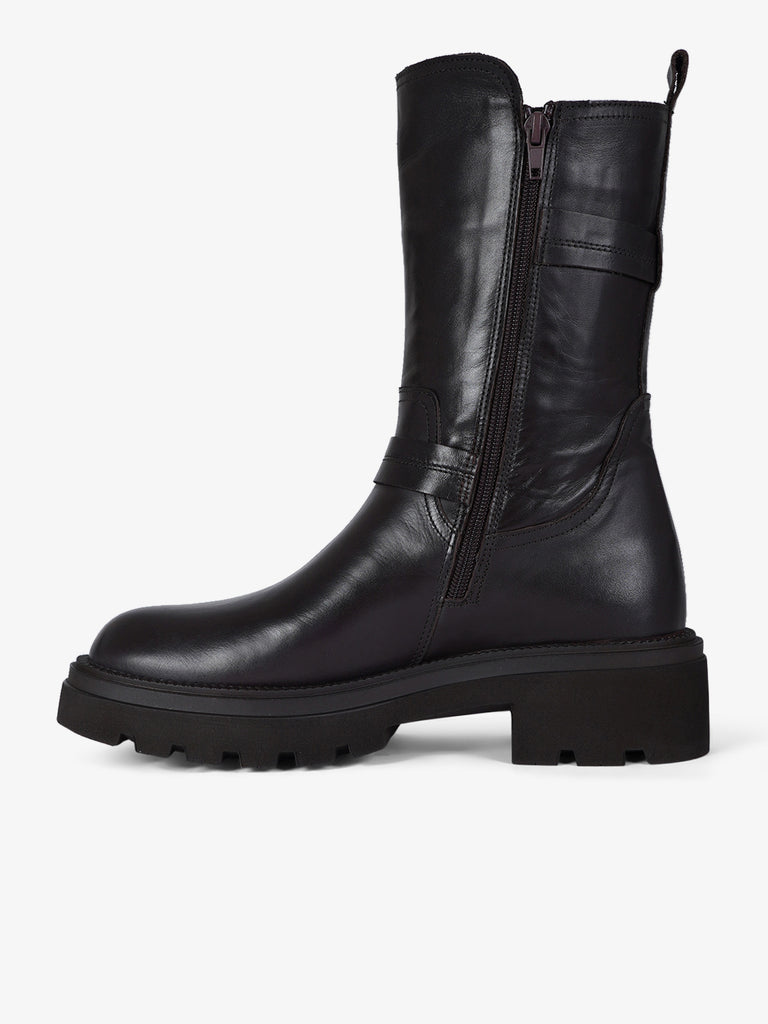 ALBANO stivali donna 3037 pelle marrone