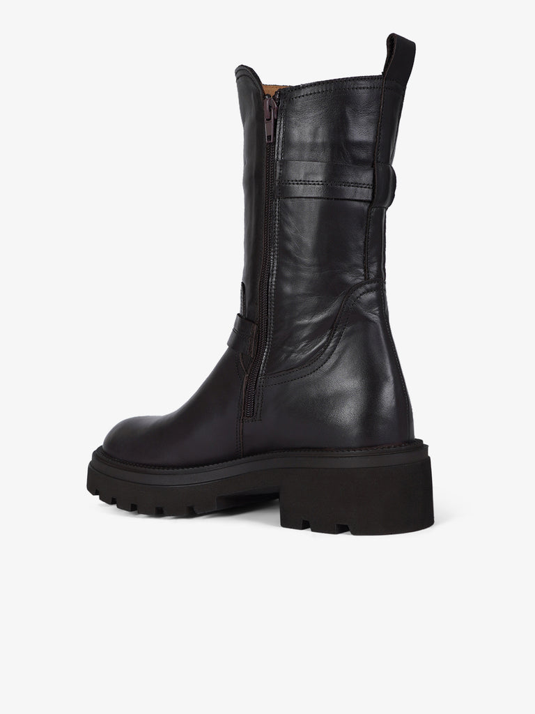 ALBANO stivali donna 3037 pelle marrone