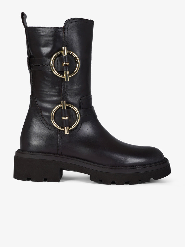 ALBANO stivali donna 3037 pelle marrone