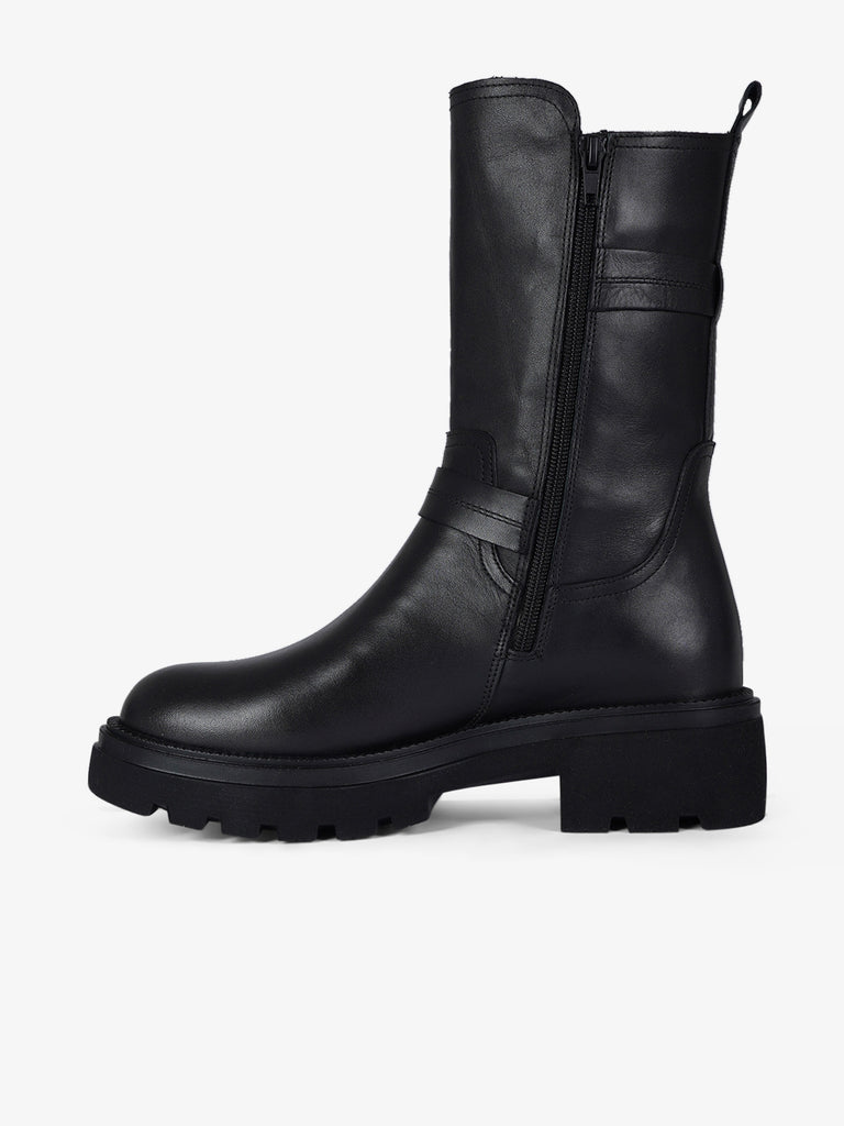 ALBANO stivali donna 3037 pelle nero