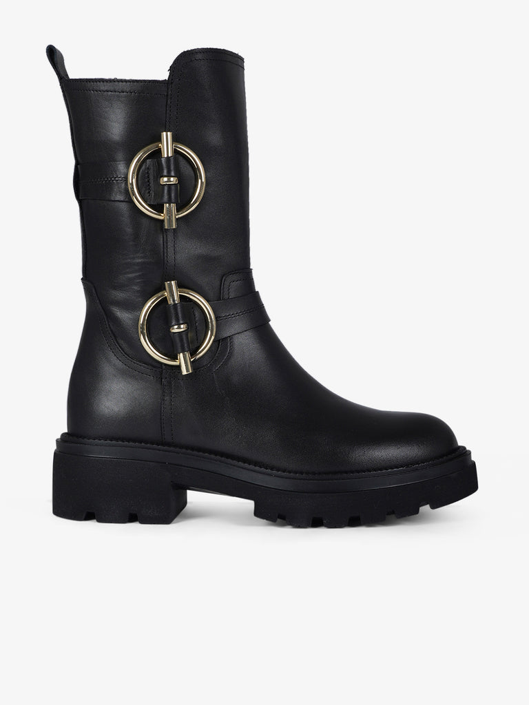 ALBANO stivali donna 3037 pelle nero